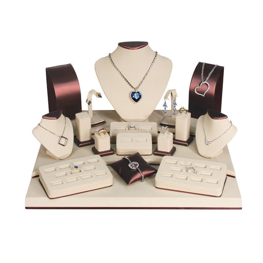 SET79-L30 DISPLAY SET BEIGE - 19pc STEEL BROWN