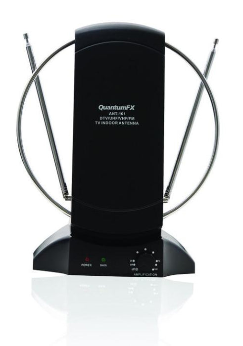 QFX ANT101 Amplified Indoor TV Antenna