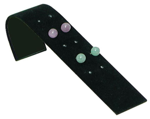 M&M 238 Velvet Multi-pair Earring Ramp - Black