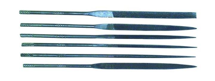 6 Piece Needle Jewelers File Set