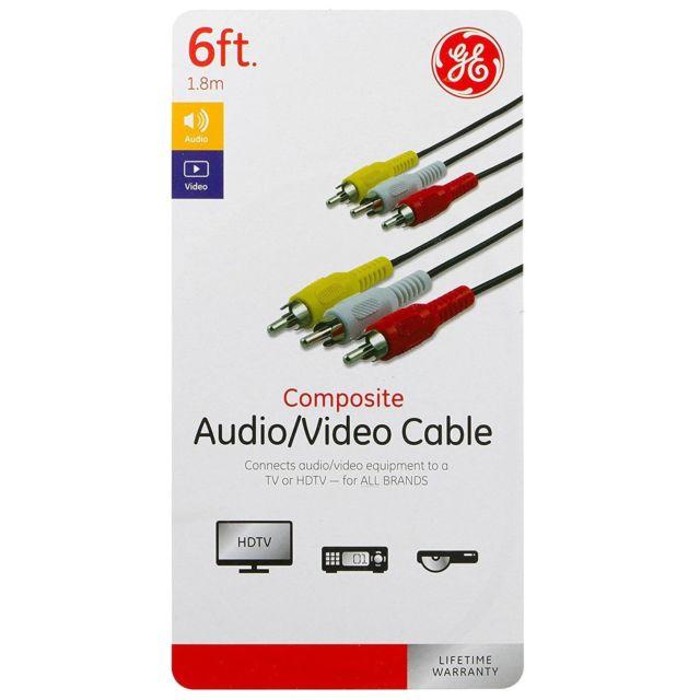 GE 33608  6 Ft Audio/Video Cable