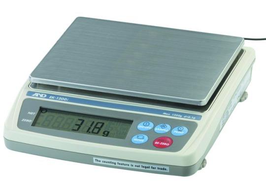 A&D EK1200i Legal For Trade Gold Scale, 1200 x 0.1g