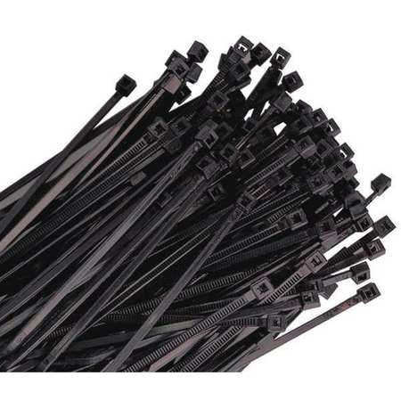 14 inch Cable Z-Tie Black 100 Pcs Bag