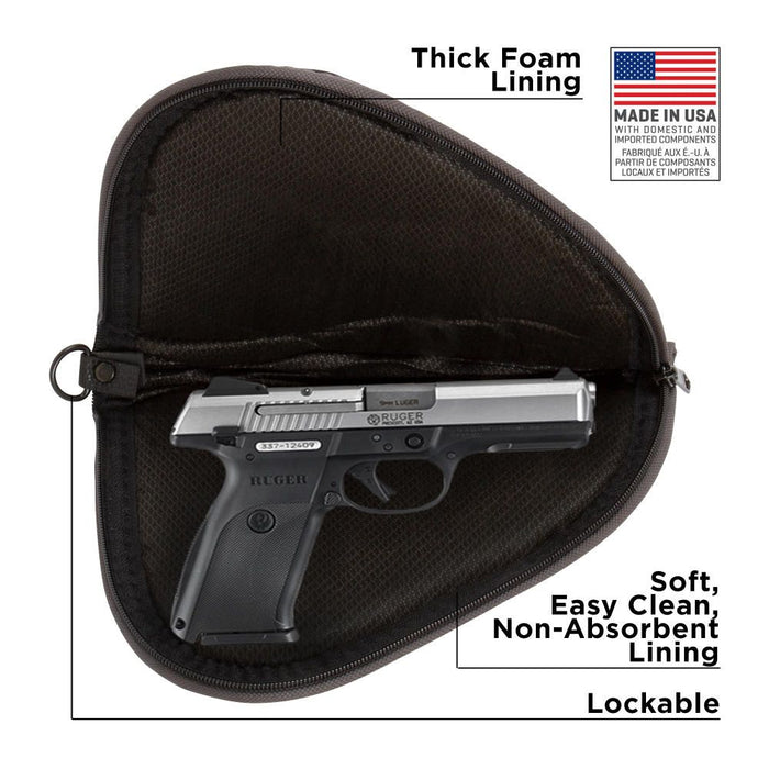 LS-444-13 Allen 13 inch Lockable Handgun Case