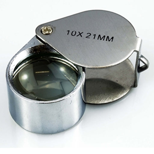 MJ381021C 10 x 21mm Chrome Jewelers Loupe