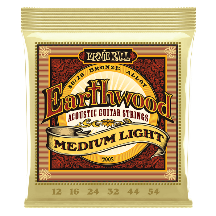 2003 Ernie Ball Earthwood Guitar Strings Medium Light