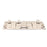 SET68L30 Display Set 50 pcs beige with brown trim